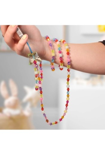 Gioiello Telefono 110 cm Perle Cristallo e Farfalla Collezione Perla