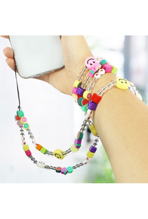 Gioiello da Telefono 110 cm Smiley e Frutta Collezione Smile