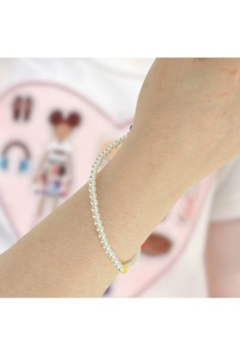 Gioiello da Telefono 25cm con Perle Bianche e Cuori Collezione Lovely