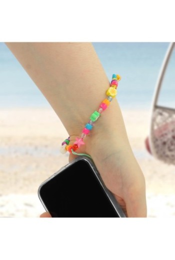 Gioiello da Telefono 25cm con Perle Fiori e Stelle Collezione Summer