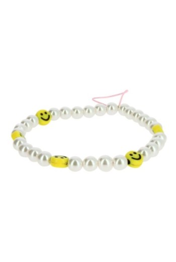 Gioiello da Telefono 25cm con Perle e Smiley Collezione Smile