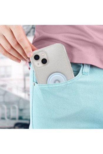 PopGrip per Smartphone by PopSockets Design Celeste Traslucido Supporto Video