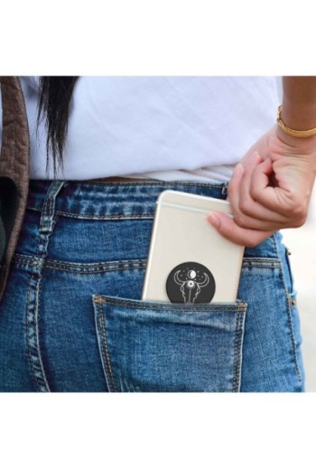 PopGrip per Smartphone by PopSockets Design Teschio Mistico Supporto Video