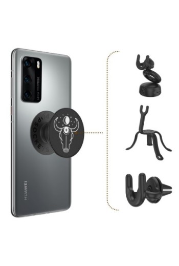 PopGrip per Smartphone by PopSockets Design Teschio Mistico Supporto Video