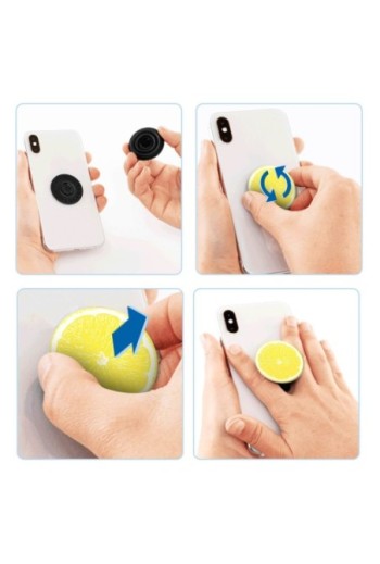 PopGrip per Smartphone by PopSockets Design Limone Supporto Video