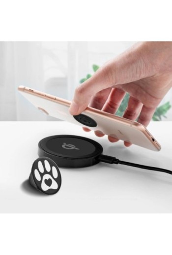 PopGrip per Smartphone by PopSockets Design zampa e cuore Supporto Video