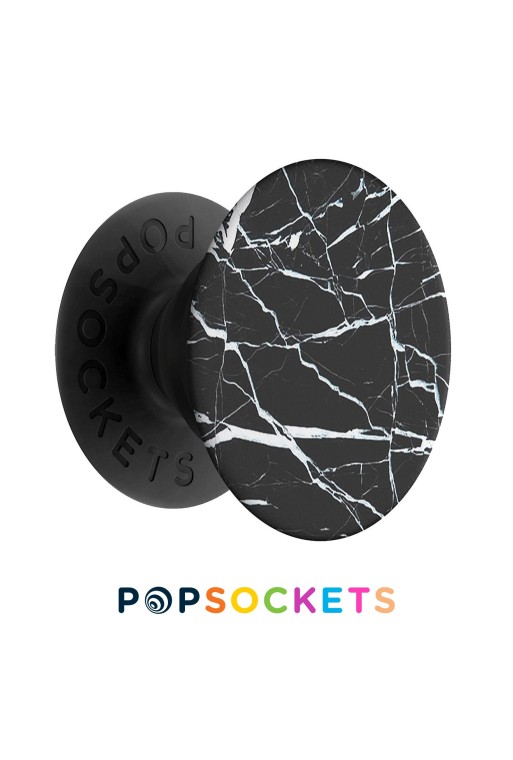 PopGrip per Smartphone by PopSockets Design effetto marmo nero Supporto Video
