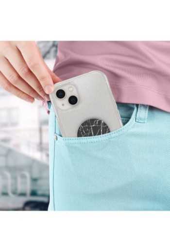 PopGrip per Smartphone by PopSockets Design effetto marmo nero Supporto Video