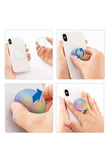 PopGrip per Smartphone by PopSockets Design colori pastello Supporto Video