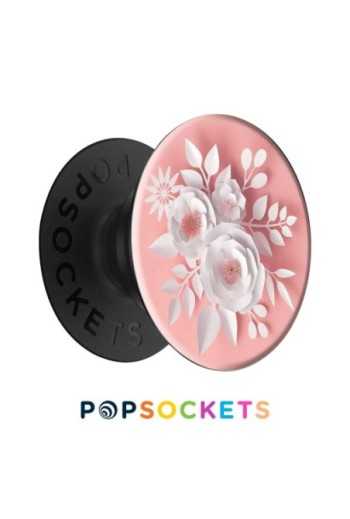 PopGrip per Smartphone by PopSockets Design Rosa Bianca Supporto Video
