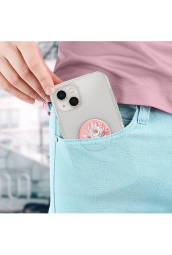 PopGrip per Smartphone by PopSockets Design Rosa Bianca Supporto Video
