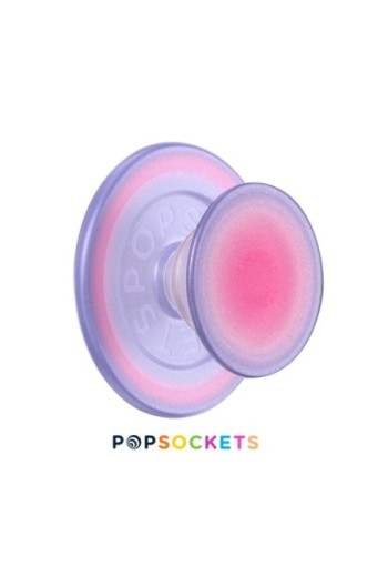 PopSockets PopGrip MagSafe Aura con glitter rosa e lilla - funzione anello e supporto