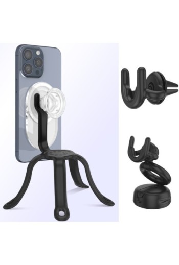 PopSockets PopGrip Pill per iPhone MagSafe supporto universale - trasparente