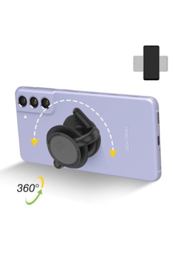 Supporto PopSockets Multi-superficie Modello PopMount per PopGrips - Nero