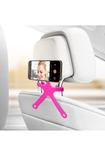 Supporto Flessibile per Smartphone PopMount 2 Popsockets: Treppiedi Scrivania Auto - Rosa