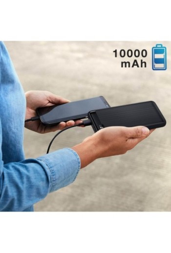 Powerbank 10000mAh con 2 Uscite USB + Display Digitale a LED Setty - Nero