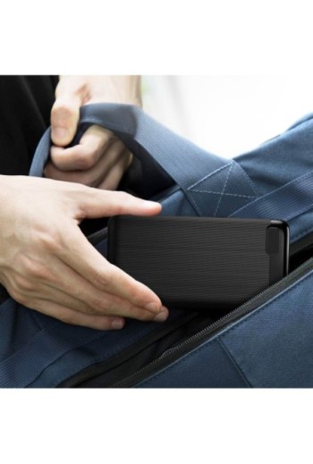 Powerbank 10000mAh con 2 Uscite USB + Display Digitale a LED Setty - Nero