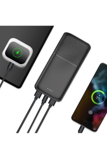 Batteria Esterna 30000mAh Ricarica Rapida 2x USB & USB-C - Akashi