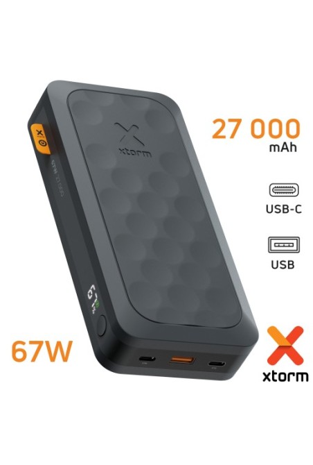 Batteria esterna Xtorm Fuel Series 5 - USB + USB-C 67W - nero mezzanotte 27000mAh