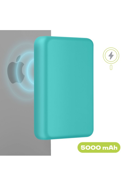 Batteria esterna MagSafe 10W 5000mAh - Moxie turchese