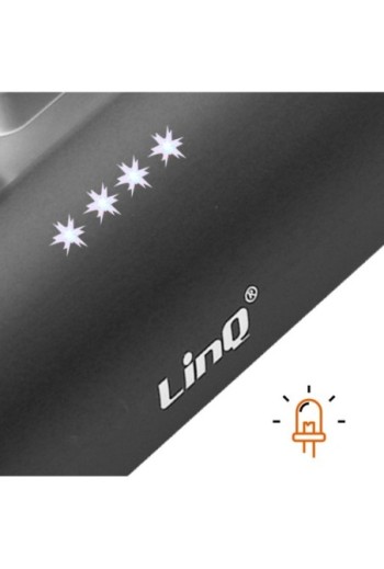 Caricatore di emergenza 6000mAh cavo USB-C + connettore Lightning - nero