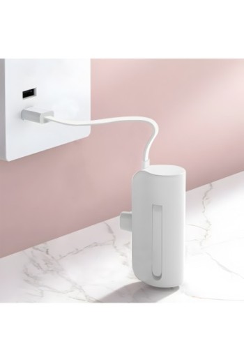 Caricatore di emergenza 6000mAh cavo USB-C + connettore Lightning - bianco