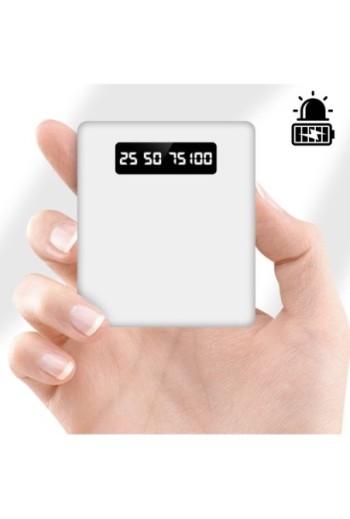 Batteria Esterna per Smartphone e Tablet Cavi USB-C / Micro-USB / Lightning Integrati - Bianco