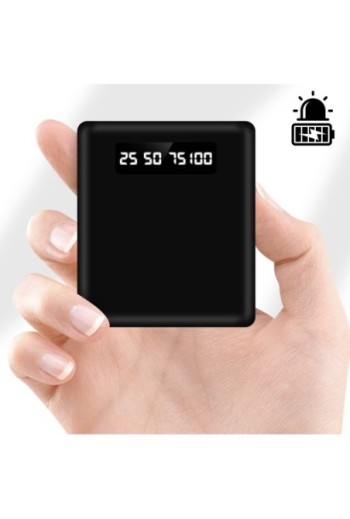 Batteria Esterna per Smartphone e Tablet Cavi USB-C / Micro-USB / Lightning Integrati - Nero