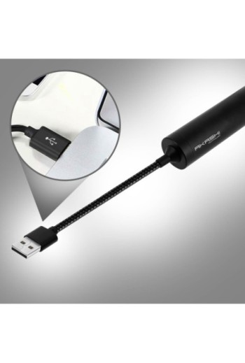 Powerbank compatta e leggera Akashi nera 2600 mAh + cavo 3 in 1 Lightning / USB-C / Micro-USB