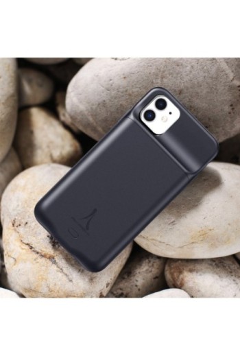 Cover iPhone 11 con Batteria a Induzione 4500 mAh Akashi - Nero