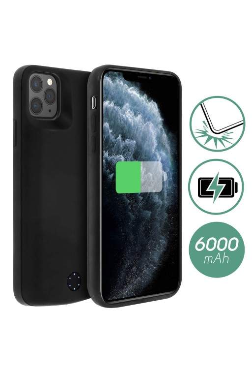Cover batteria 6000mAh Nero per Apple iPhone 11 Pro Max