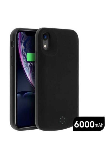 Cover protettiva con batteria integrata 6000 mAh - Nero per Apple iPhone XR