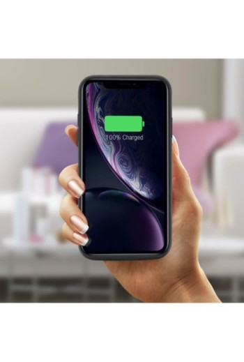Cover protettiva con batteria integrata 6000 mAh - Nero per Apple iPhone XR