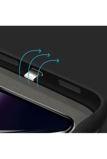 Cover protettiva con batteria integrata 6000 mAh - Nero per Apple iPhone XR