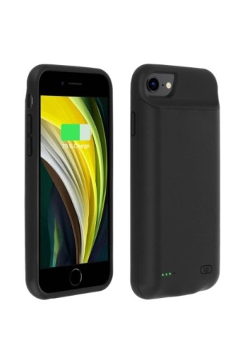 Cover Batteria 5500mAh CSC per Apple iPhone SE 2020 / 8 / 7 / 6S / 6 – Nera