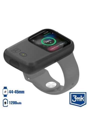 Batteria esterna wireless 1200mAh Apple Watch 44mm e 45mm - 3mk Endurance