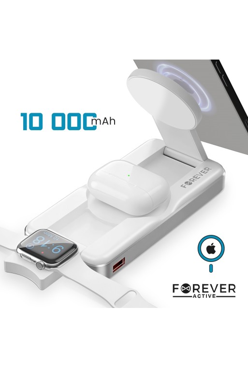 Batteria Esterna MagSafe 10000mAh per iPhone Apple Watch e AirPods – Forever