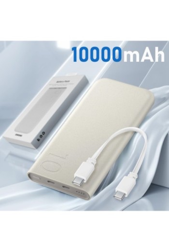 Batteria esterna originale Samsung USB-C 25W Super Fast Charging beige - 10000mAh
