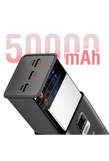 Batteria esterna 50000mAh USB + USB-C 100W Swissten Power Line - nero