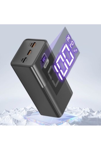 Batteria esterna 50000mAh USB + USB-C 100W Swissten Power Line - nero