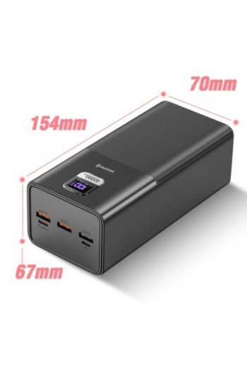 Batteria esterna 40000mAh USB + USB-C 100W Swissten Power Line - nero