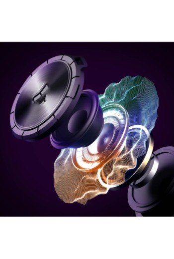 Stereo senza fili Bluetooth MagSafe portatile e luminoso Nero