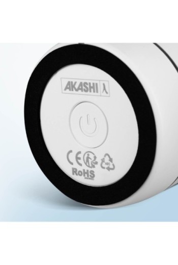 Altoparlante Bluetooth 5W bassi extra-potenti con LED multicolore Akashi - bianco