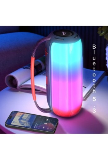 Altoparlante Wireless con LED Multicolore Autonomia 4h – WiWU Thunder H6 Blu