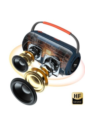 Altoparlante Wireless con LED Multicolore Autonomia 4h – WiWU Thunder H6 Blu