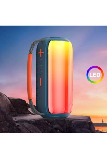 Altoparlante Wireless con LED Multicolore Autonomia 4h – WiWU Thunder H6 Blu