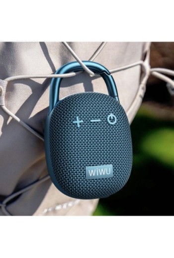 Mini Altoparlante Bluetooth Impermeabile IPX5 con Moschettone – WiWU Clip Fun H3