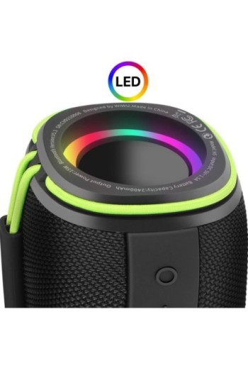 Altoparlante Bluetooth Autonomia 8h con Luce LED – WiWU Thunder H5 Nero