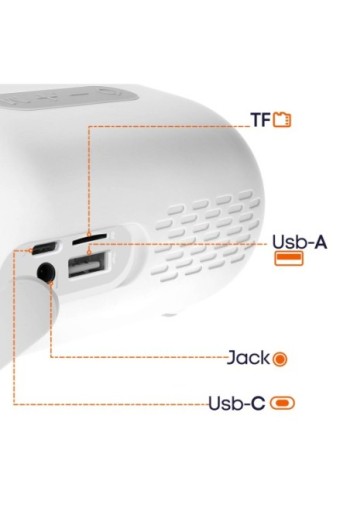 Altoparlante Bluetooth Autonomia 6h e Impermeabile IPX6 con Laccetto – WiWU Play Fun H8