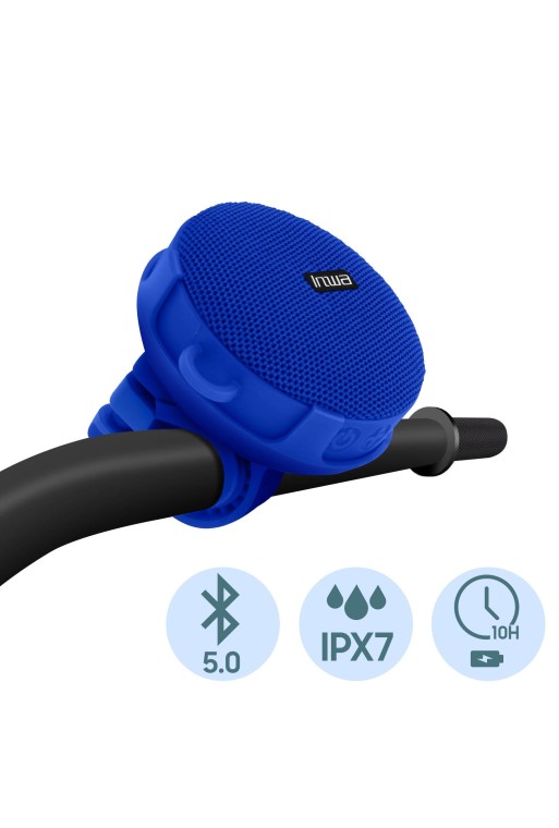 Speaker Bluetooth per Bici Altoparlarnte Senza Fili Impermeabile IPX7 - Blu